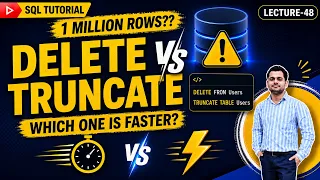 DELETE vs TRUNCATE in MySQL Key Differences Explained SQL Tutorial Part 48