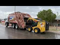 City of Tucson brush and bulky rear loader