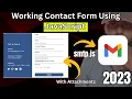 How To Make Working Contact Form Using JavaScript Receive Form Data On Email using Smtp js