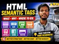 HTML Semantic Tags Explained Header Nav Main Section Article Aside Footer