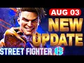 Street Fighter 6 Update NEW Balance Patch Changes Everything Alex Jamie Luke Manon More Buffed