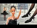 Download Lagu DIY Black Swan costume for Barbie Episode 3 ❤️ How to make doll ballet shoes \u0026 black swan crown 👑