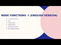 Node Functions-1 English Version