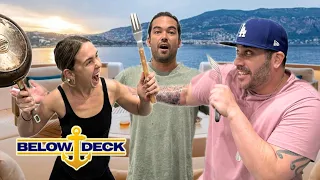 2 BELOW DECK CHEFS GET COMPETITIVE ON A CATAMARAN!! 👀 – (Episode 301)