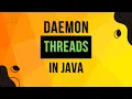 What is Daemon Thread In Java Complete Multithreading Tutorial Series Ep 4