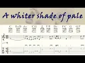 Download Lagu A WHITER SHADE OF PALE | PROCOL HARUM | Complete | Acoustic Guitar Lesson | TAB \u0026 Sheet Music