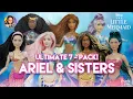 The Little Mermaid Live Action Movie Dolls 2023 - Ultimate Ariel Sisters 7 Pack Doll Set Review