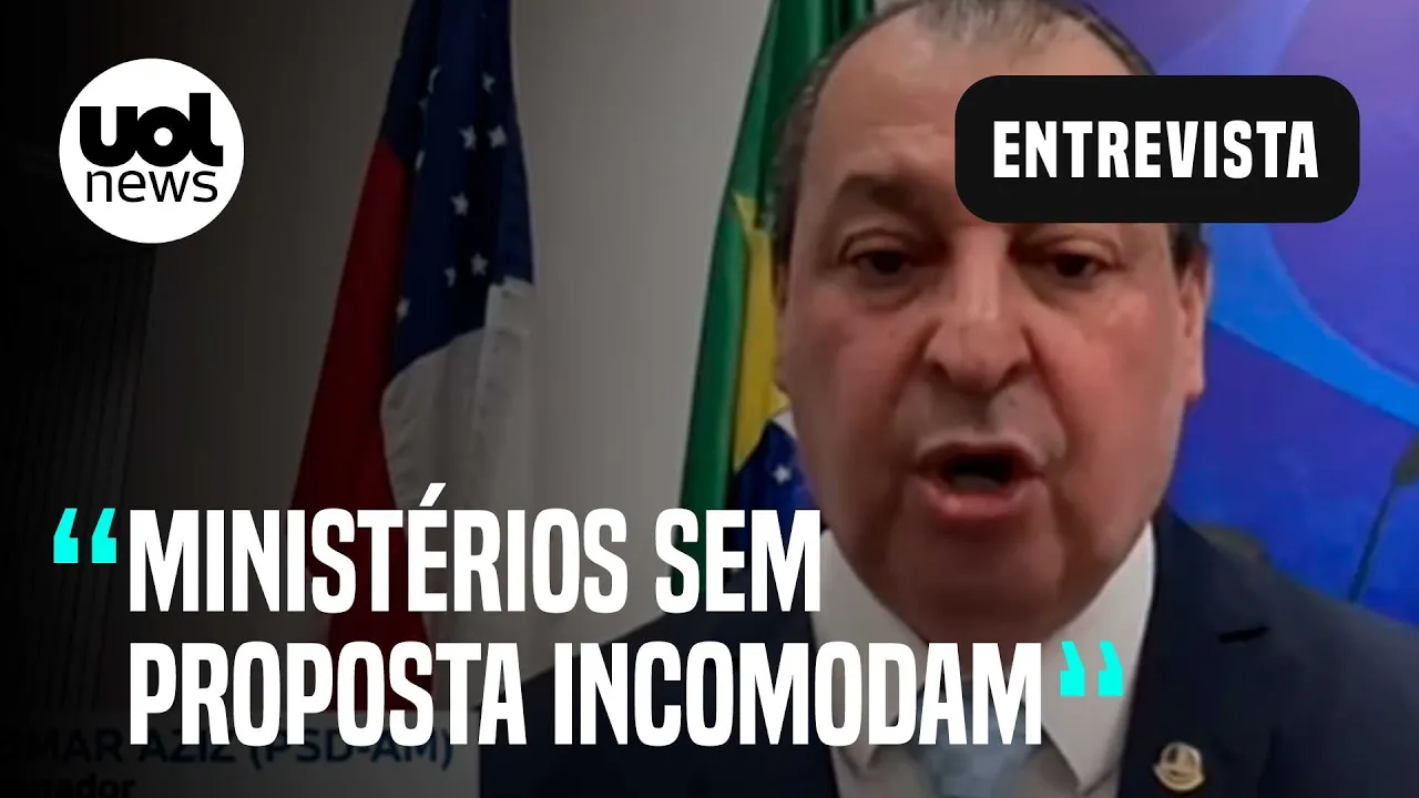 Omar Aziz fala em 'ministérios sem proposta' e critica Câmara: 'Tira direito do Senado'