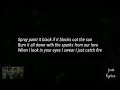 Hawthorne Heights - Spray Paint It Black (Unofficial Lyrics)