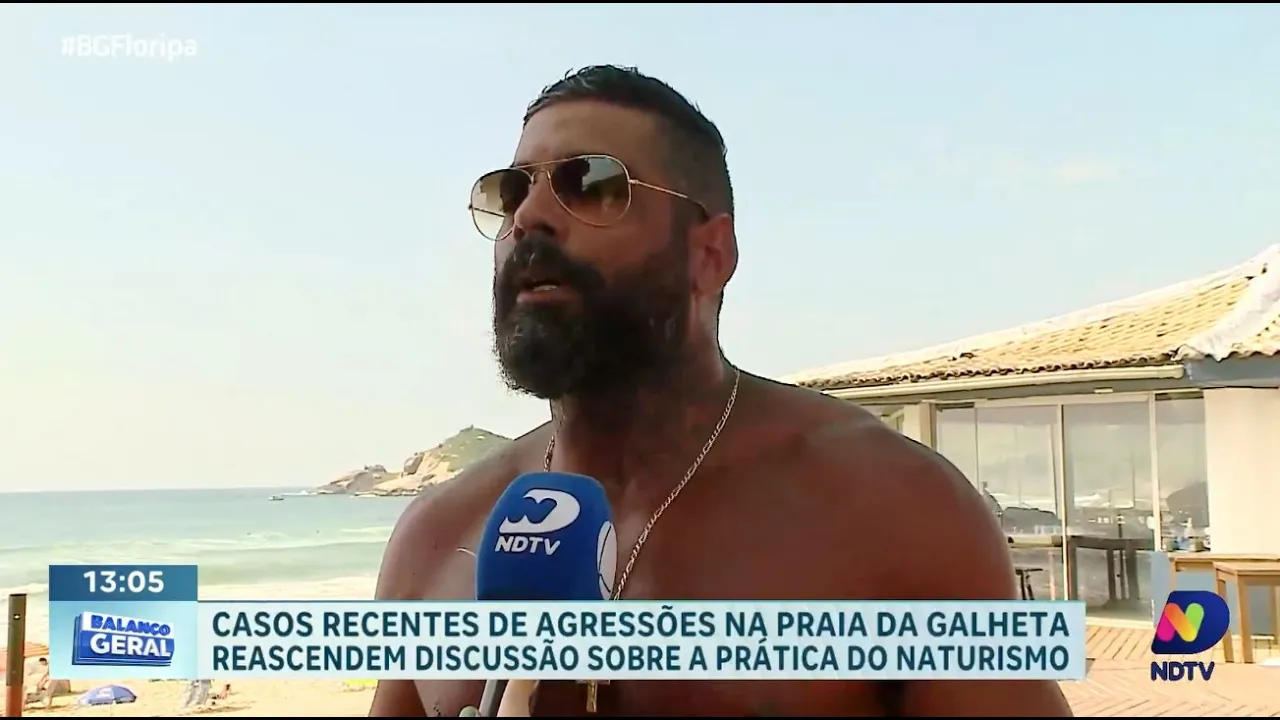Agressões na Praia da Galheta reacendem debate sobre prática do naturismo em Florianópolis