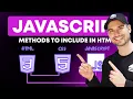 How to Include JavaScript in HTML - Every Method Explained