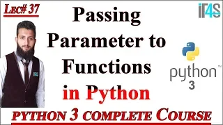 Python Tutorial in Urdu Hindi Passing Parameters to Function in Python Argument Passing Python