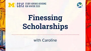 Finessing Scholarships Winter Advising Fair