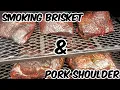 Smoking 45 pounds of Brisket and 45 pounds of Pork Shoulder on my My Day Job