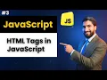 Add HTML Tags in JavaScript Tutorial in Hindi for Beginners Ep 3