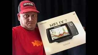 Helix 7 unboxing and installation on a Terrova How to install Jon boat
