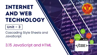 3 15 JavaScript and HTML CS504 A