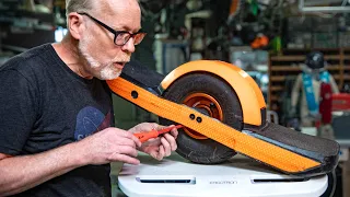 Adam Savage Attempts to Replace His Onewheel Tire
