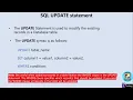 SQL Update statement