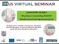 Machine Learning NeEDS Mathematical Optimization with Prof Katya Scheinberg