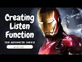 Creating listen Function in advanced jarvis Advanced Jarvis Python By Unique Tech