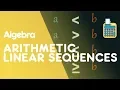 Arithmetic Linear Sequences Algebra Maths FuseSchool