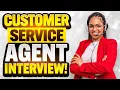 CUSTOMER SERVICE AGENT INTERVIEW QUESTIONS ANSWERS How to PASS a CUSTOMER SERVICE JOB INTERVIEW