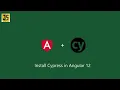 How to easily add Cypress E2E to Angular 12 project