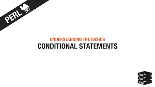 Perl Basics Conditional Statements