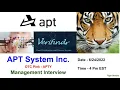 APT System Inc APTY Talking To The CEO Ms Glenda Dowie