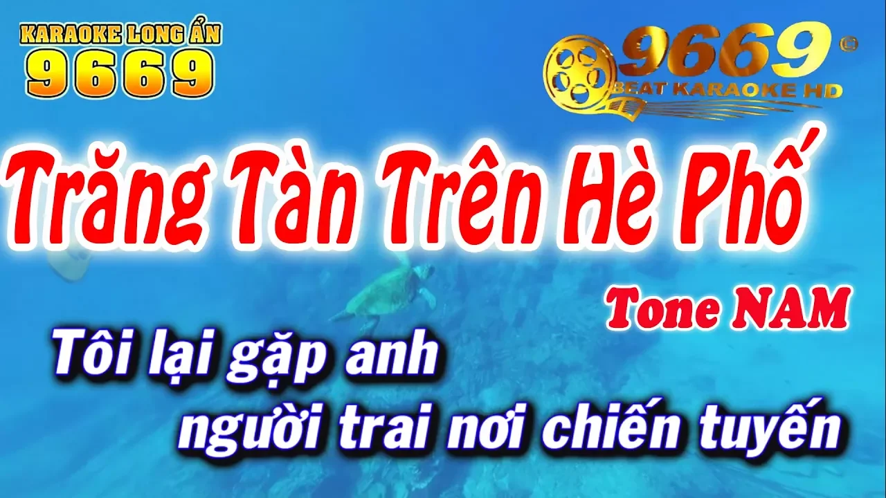 Karaoke Trăng Tàn Trên Hè Phố | Tone Nam beat chuẩn | Nhạc sống LA STUDIO | Karaoke 9669