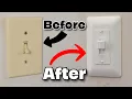 How To Install Light Switch Decorator Plate Easy Simple