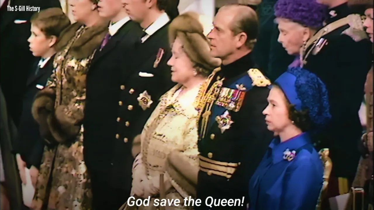 "God Save The Queen! "- Wedding of Princess Anne to Captain Mark Philips (1973)