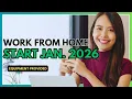 7 Remote Jobs Hiring Immediately START JAN 2026 Tips Work From Home Jobs 2025