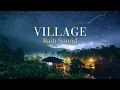 30 Minutes of Night Rain Sound on Village for Sleep, Relaxation, and Meditation