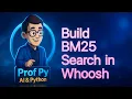 Build a Python Whoosh Search Engine Tutorial