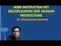 8086 INSTRUCTION SET MULTIPLICATION AND DIVISION INSTRUCTIONS