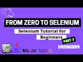 Selenium Tutorial for Beginners part 3 TestNG Basics From Zero to Selenium