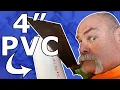 EASY WAY to Get a Clean Cut on 4 INCH PVC