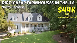 10 Dirt Cheap Farmhouses in North Carolina With Land Hidden Real Estate Treasures