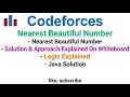 Codeforces - Nearest Beautiful Number