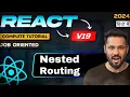 React Router tutorial in Hindi Nested Routing