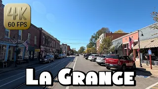 Driving Around Small Town La Grange Kentucky in 4k