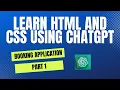 How to create Login Register with HTML CSS and ChatGPT Visual Studio Code Beginner Part 1