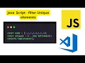 JS Remove Duplicates