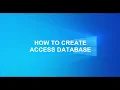 Create Access Database in VB Net