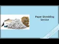 Shredding Services