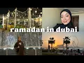 Dubai in Ramadan gold shopping global village beach walks