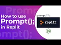 How to use Prompt in Replit Javascript JS Code