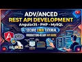 Advanced REST API Development with AngularJS PHP MySQL Secure CRUD